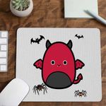 PC, gaming si accesorii - Periferice PC - Mousepad - Mousepad Squish mallows Diavol Horror CoolTrend, 21x19cm - Infinity.ro