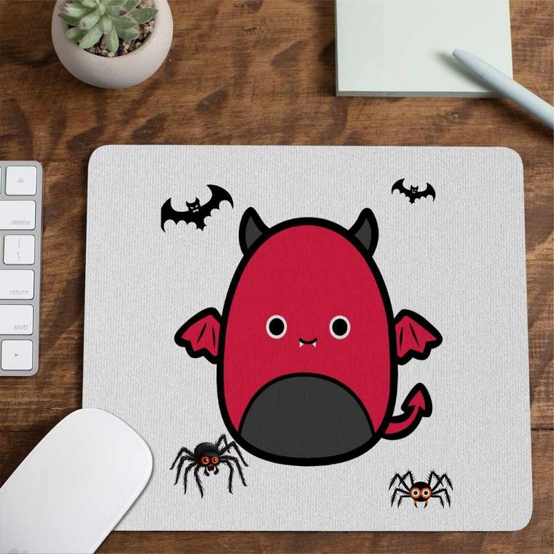 PC, gaming si accesorii - Periferice PC - Mousepad - Mousepad Squish mallows Diavol Horror CoolTrend, 21x19cm - Infinity.ro