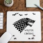 PC, gaming si accesorii - Periferice PC - Mousepad - Mousepad Game of Thrones Winter is Coming House Stark, 21x19cm - Infinity.ro
