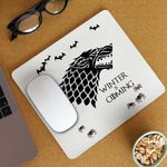 PC, gaming si accesorii - Periferice PC - Mousepad - Mousepad Game of Thrones Winter is Coming House Stark, 21x19cm - Infinity.ro