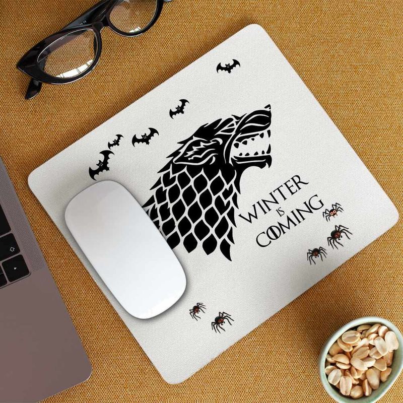 PC, gaming si accesorii - Periferice PC - Mousepad - Mousepad Game of Thrones Winter is Coming House Stark, 21x19cm - Infinity.ro