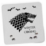 PC, gaming si accesorii - Periferice PC - Mousepad - Mousepad Game of Thrones Winter is Coming House Stark, 21x19cm - Infinity.ro