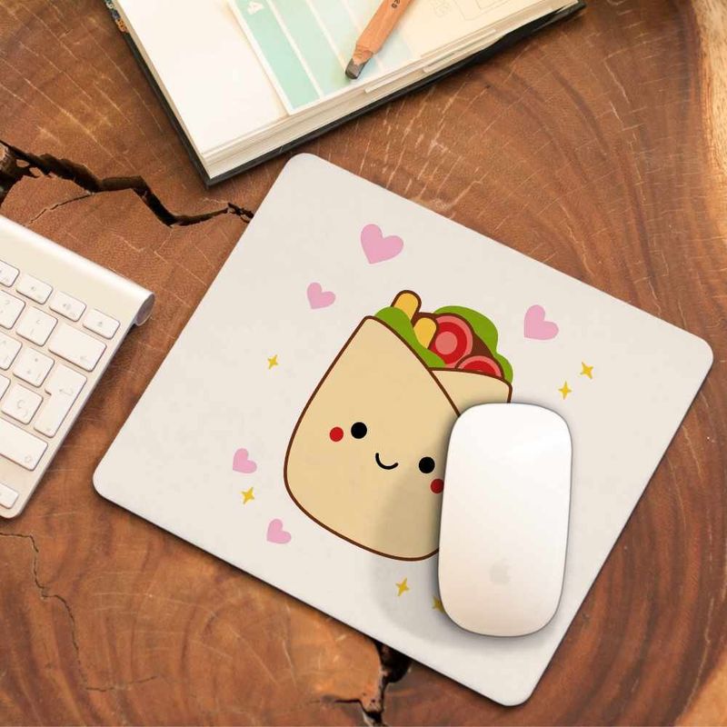 PC, gaming si accesorii - Periferice PC - Mousepad - Mousepad Squishmallows Shaworma Fast Food CoolTrend, 21x19cm - Infinity.ro