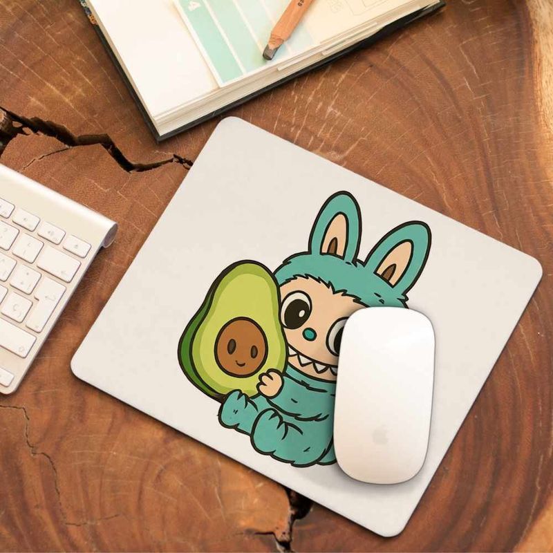 PC, gaming si accesorii - Periferice PC - Mousepad - Mousepad Labubu Avocado CoolTrend, 21x19cm - Infinity.ro