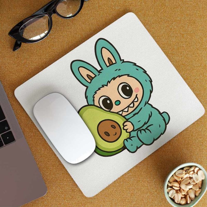 PC, gaming si accesorii - Periferice PC - Mousepad - Mousepad Labubu Avocado CoolTrend, 21x19cm - Infinity.ro