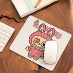 PC, gaming si accesorii - Periferice PC - Mousepad - Mousepad Labubu Heartbreak Dragobete Valentines Day Iubi CoolTrend, 21x19cm - Infinity.ro