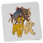 PC, gaming si accesorii - Periferice PC - Mousepad - Mousepad Trulimero Trulichina Pisica Peste Regele Leu Simba CoolTrend, 21x19cm - Infinity.ro