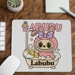 PC, gaming si accesorii - Periferice PC - Mousepad - Mousepad Labubu Bathroom Cada CoolTrend, 21x19cm - Infinity.ro