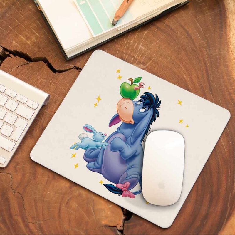 PC, gaming si accesorii - Periferice PC - Mousepad - Mousepad Magarusul Eeyore Winnie the Pooh Puh CoolTrend, 21x19cm - Infinity.ro