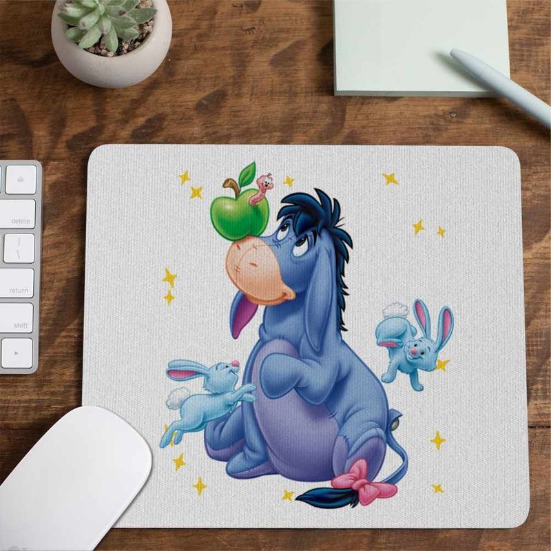 PC, gaming si accesorii - Periferice PC - Mousepad - Mousepad Magarusul Eeyore Winnie the Pooh Puh CoolTrend, 21x19cm - Infinity.ro