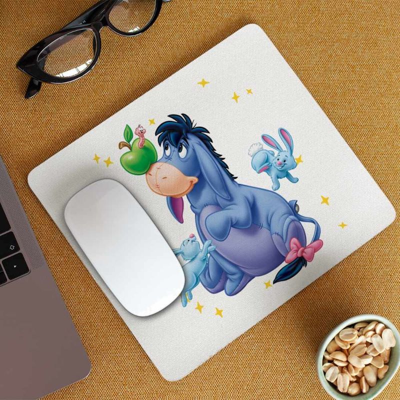 PC, gaming si accesorii - Periferice PC - Mousepad - Mousepad Magarusul Eeyore Winnie the Pooh Puh CoolTrend, 21x19cm - Infinity.ro