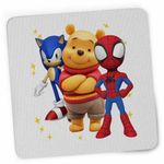 PC, gaming si accesorii - Periferice PC - Mousepad - Mousepad Sonic Winnie Spidey Spiderman CoolTrend, 21x19cm - Infinity.ro