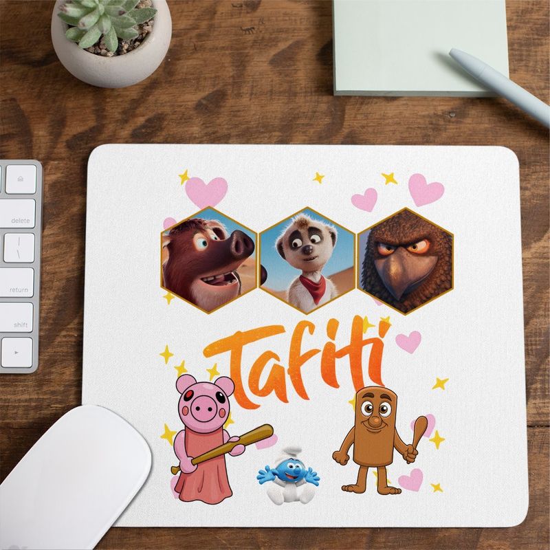 PC, gaming si accesorii - Periferice PC - Mousepad - Mousepad Tafiti Cartoon, 21x19cm - Infinity.ro