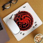 PC, gaming si accesorii - Periferice PC - Mousepad - Mousepad Game of Thrones Targaryen Sigil, 21x19cm - Infinity.ro