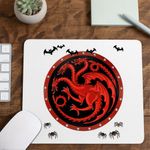 PC, gaming si accesorii - Periferice PC - Mousepad - Mousepad Game of Thrones Targaryen Sigil, 21x19cm - Infinity.ro