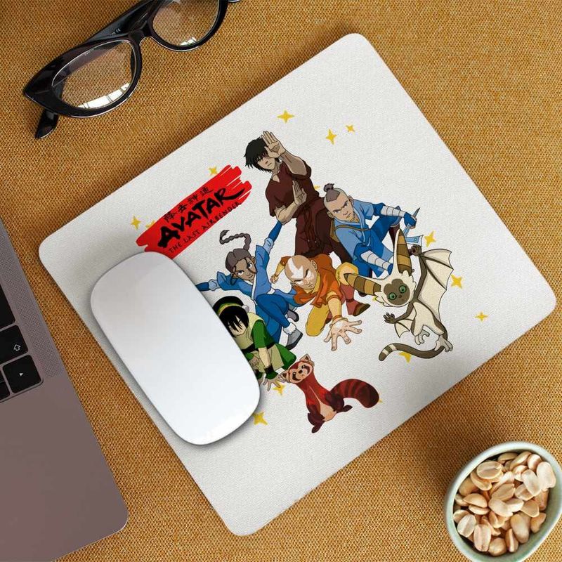 PC, gaming si accesorii - Periferice PC - Mousepad - Mousepad Avatar Last Airbender Dream Team, 21x19cm - Infinity.ro