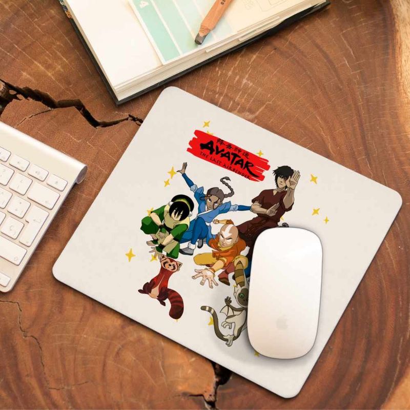 PC, gaming si accesorii - Periferice PC - Mousepad - Mousepad Avatar Last Airbender Dream Team, 21x19cm - Infinity.ro