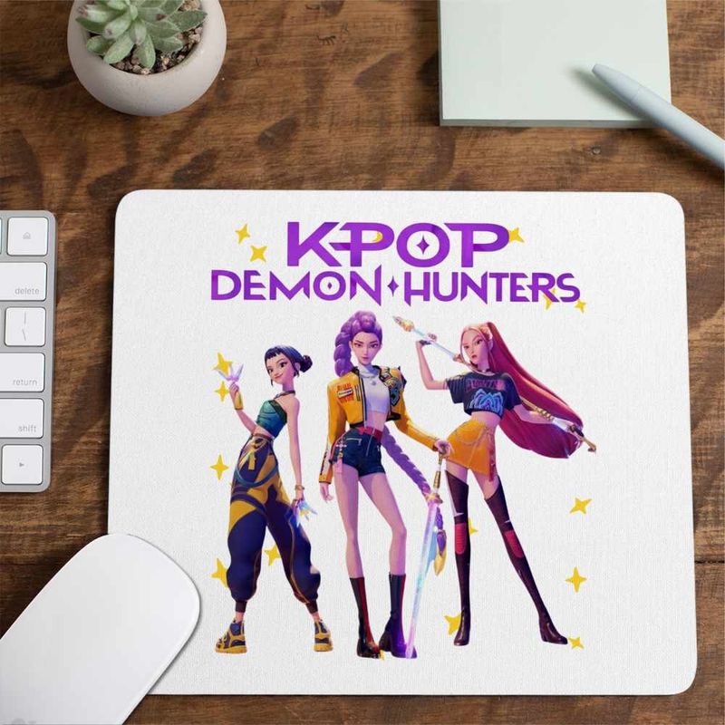 PC, gaming si accesorii - Periferice PC - Mousepad - Mousepad Huntrix Dream Team Kpop CoolTrend, 21x19cm - Infinity.ro