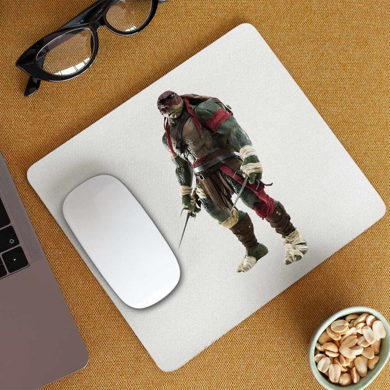 PC, gaming si accesorii - Periferice PC - Mousepad - Mousepad Testoasele Ninja Raphael Ninjutsu Rafael Mutant, CoolTrend, 21x19cm - Infinity.ro