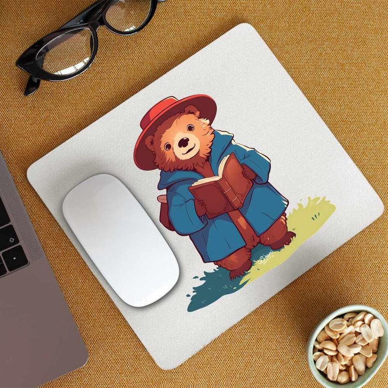 PC, gaming si accesorii - Periferice PC - Mousepad - Mousepad Paddington Peru Urs Palarie, CoolTrend, 21x19cm - Infinity.ro