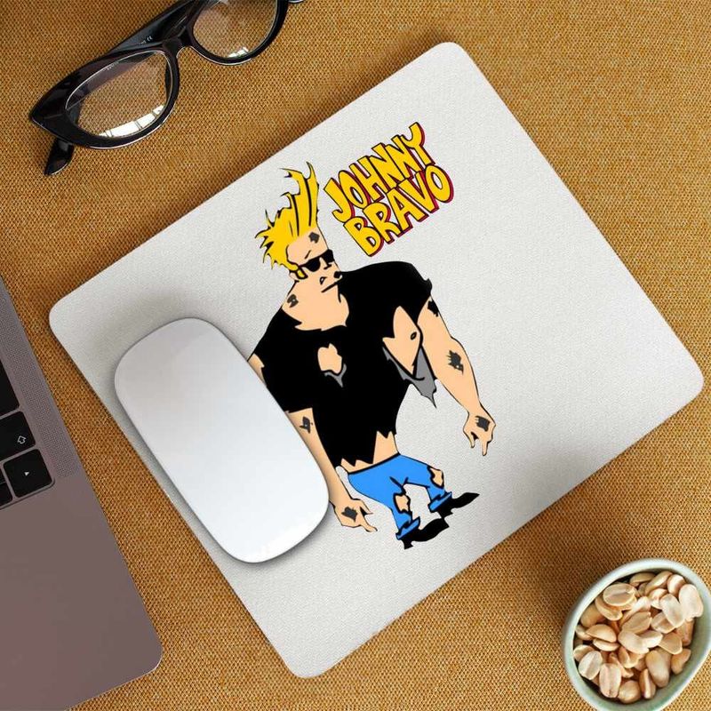 PC, gaming si accesorii - Periferice PC - Mousepad - Mousepad Johnny Bravo Batut Ciufulit, CoolTrend, 21x19cm - Infinity.ro