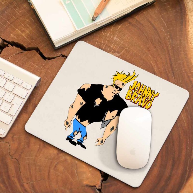 PC, gaming si accesorii - Periferice PC - Mousepad - Mousepad Johnny Bravo Batut Ciufulit, CoolTrend, 21x19cm - Infinity.ro