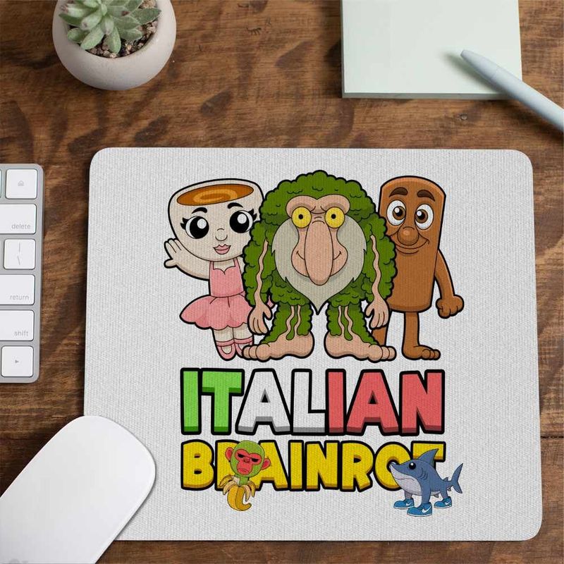 PC, gaming si accesorii - Periferice PC - Mousepad - Mousepad Italian Patapim Sahur Ballerina Brainrot Brain Rot CoolTrend, 21x19cm - Infinity.ro