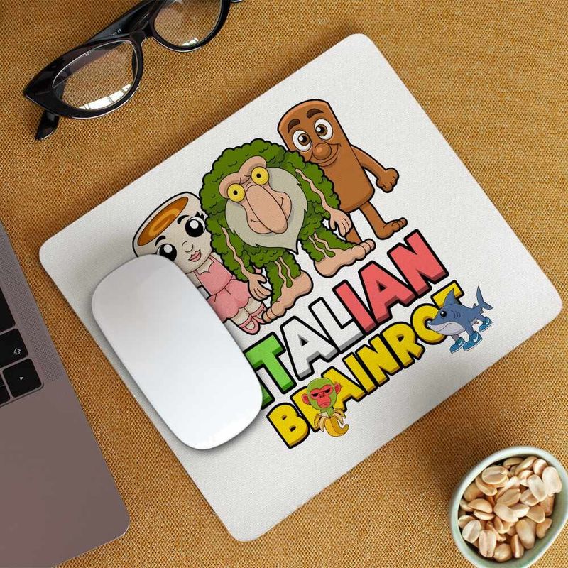 PC, gaming si accesorii - Periferice PC - Mousepad - Mousepad Italian Patapim Sahur Ballerina Brainrot Brain Rot CoolTrend, 21x19cm - Infinity.ro