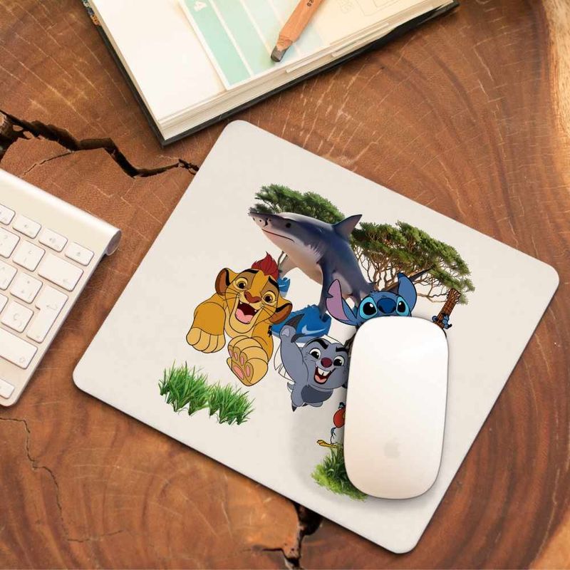 PC, gaming si accesorii - Periferice PC - Mousepad - Mousepad Tralalero Tralala Garda Felina Stitch Meme CoolTrend, 21x19cm - Infinity.ro