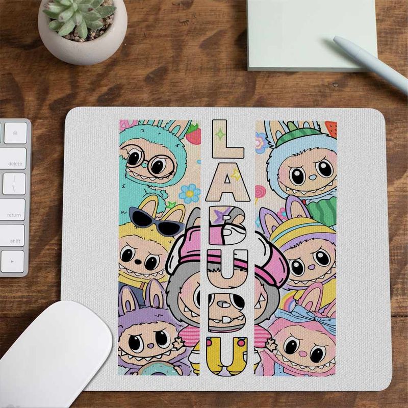 PC, gaming si accesorii - Periferice PC - Mousepad - Mousepad Labubu Cool Party CoolTrend, 21x19cm - Infinity.ro