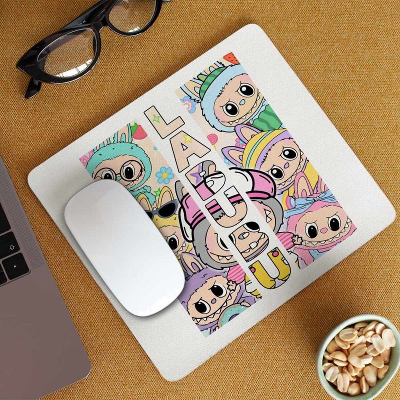 PC, gaming si accesorii - Periferice PC - Mousepad - Mousepad Labubu Cool Party CoolTrend, 21x19cm - Infinity.ro