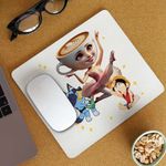 PC, gaming si accesorii - Periferice PC - Mousepad - Mousepad Bluey Balerina Capucina One Piece CoolTrend, 21x19cm - Infinity.ro