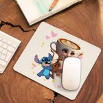 PC, gaming si accesorii - Periferice PC - Mousepad - Mousepad Stitch Balerina Cappucina Tiktok CoolTrend, 21x19cm - Infinity.ro