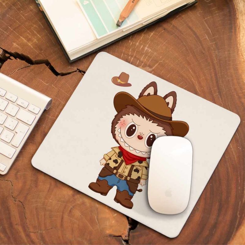 PC, gaming si accesorii - Periferice PC - Mousepad - Mousepad Labubu Cowboy, CoolTrend, 21x19cm - Infinity.ro
