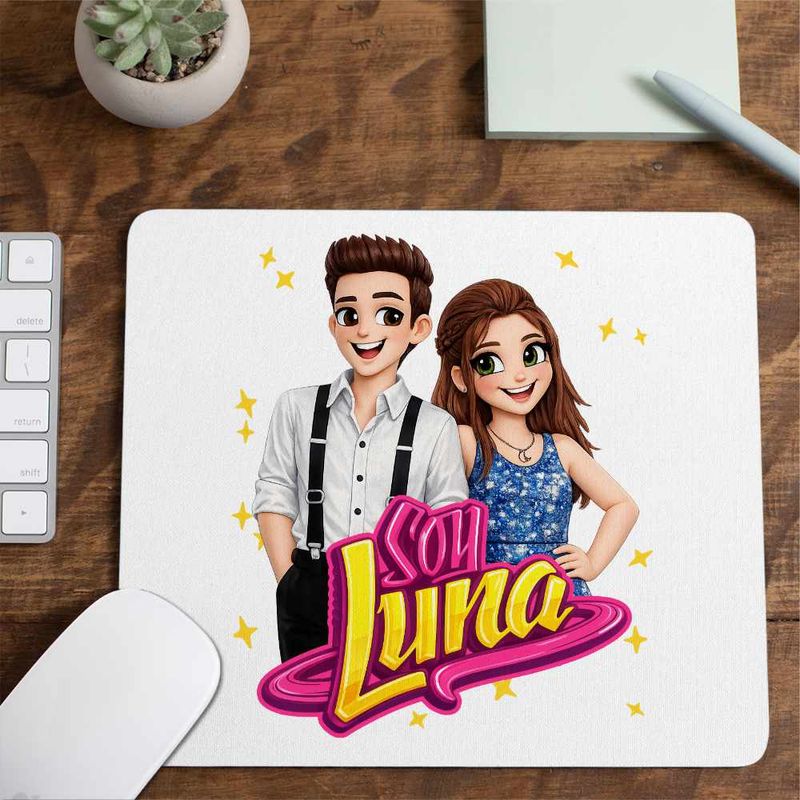 PC, gaming si accesorii - Periferice PC - Mousepad - Mousepad Soy Luna Cartoon, 21x19cm - Infinity.ro