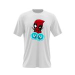 Fashion, accesorii si bijuterii - Barbati - Imbracaminte - Tricouri si bluze barbati - Tricou barbati eadpool Fortnite VBucks Ninja, alb, marime 2XL - Infinity.ro