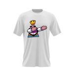 Fashion, accesorii si bijuterii - Barbati - Imbracaminte - Tricouri si bluze barbati - Tricou barbati Fortnite King Clash Royale Clans, alb, marime 2XL - Infinity.ro