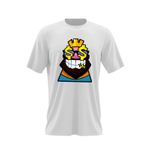 Fashion, accesorii si bijuterii - Barbati - Imbracaminte - Tricouri si bluze barbati - Tricou barbati King Clash Royale Minecraft, alb, marime 2XL - Infinity.ro