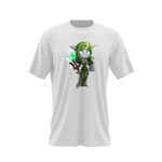 Fashion, accesorii si bijuterii - Barbati - Imbracaminte - Tricouri si bluze barbati - Tricou barbati Warcraft Goblin Fanart WoW, alb, marime 2XL - Infinity.ro