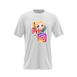 Fashion, accesorii si bijuterii - Barbati - Imbracaminte - Tricouri si bluze barbati - Tricou barbati Joker Suicide Squad Instagram Gang, alb, marime 2XL - Infinity.ro