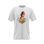 Fashion, accesorii si bijuterii - Barbati - Imbracaminte - Tricouri si bluze barbati - Tricou barbati Sparkplug Fortnite Brawl Stars, alb, marime 2XL - Infinity.ro