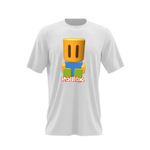 Fashion, accesorii si bijuterii - Barbati - Imbracaminte - Tricouri si bluze barbati - Tricou barbati Roblox The Noob Gaming, alb, marime 2XL - Infinity.ro