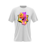 Fashion, accesorii si bijuterii - Barbati - Imbracaminte - Tricouri si bluze barbati - Tricou barbati Sandy Brawl Stars, alb, marime 2XL - Infinity.ro