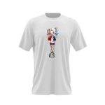 Fashion, accesorii si bijuterii - Barbati - Imbracaminte - Tricouri si bluze barbati - Tricou barbati Joker Harley Quinn Queen Gangster Bad Girl, alb, marime 2XL - Infinity.ro