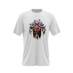 Fashion, accesorii si bijuterii - Barbati - Imbracaminte - Tricouri si bluze barbati - Tricou barbati Warcraft Horde Faction Azeroth WoW, alb, marime 2XL - Infinity.ro