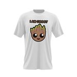 Fashion, accesorii si bijuterii - Barbati - Imbracaminte - Tricouri si bluze barbati - Tricou barbati I Am Groot Baby Dragobete Iubita, alb, marime 2XL - Infinity.ro