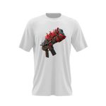 Fashion, accesorii si bijuterii - Barbati - Imbracaminte - Tricouri si bluze barbati - Tricou barbati Fortnite Primal SMG Weapon, alb, marime 2XL - Infinity.ro