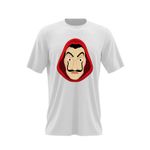 Fashion, accesorii si bijuterii - Barbati - Imbracaminte - Tricouri si bluze barbati - Tricou barbati La Casa de Papel Mafia GTA, alb, marime 2XL - Infinity.ro