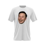 Fashion, accesorii si bijuterii - Barbati - Imbracaminte - Tricouri si bluze barbati - Tricou barbati Elon Musk Crypto, alb, marime 2XL - Infinity.ro
