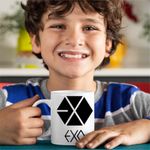 Casa si Gradina - Bucatarie si vesela - Cani si pahare - Cani si cesti - Cana EXO Kpop Merch, alba, 330ml - Infinity.ro